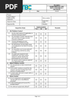 Hse-027 - Environmental Site Inspection - Checklist