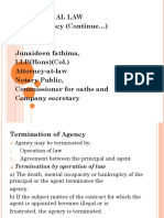 Law of Agency (Continue..)