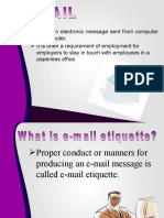 Email Etiquette