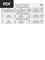 51st BML National Tennis Championships October 2021 DAY 8 - ORDER OF PLAY