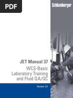 JET Manual 37: WCS-Basic Laboratory Training and Fluid QA/QC