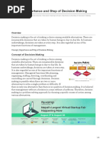 Concept Importance and Step of Decision Making