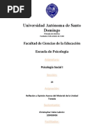 Reflexión y Opinión Acerca Del Material de La Unidad