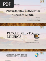 Procedimientos Mineros - Final