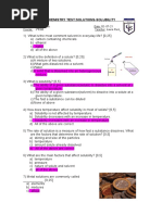 Solutions and Solubility 2021