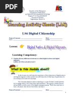 LS6 Modules With Worksheets (Digital Native & Migrants