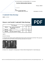 Remove and Install Crankshaft Main Bearings