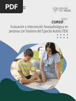 Curso Evaluacion e Intervencion Fonoaudiologica en Personas Con Trastorno Del Espectro Autista (Tea)