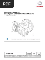 K601888 Brake System B250-B300 For Geared Machines W163-W200-W250