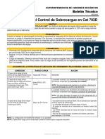 Boletín Técnico 2021-003 - Configuración OVERLOAD LIMIT CAT 793D