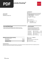 Wells Fargo Opportunity Checking