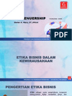 Etika Bisnis Dalam Wirausaha