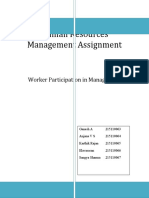 Human Resources Management Assignment