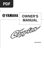 Yamaha Crypton T105e Se Owners Manual 121922