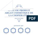 Analyse Produit Argan Cosmétique