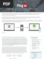 Pingone For Workforce: Pingid Datasheet