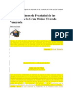 InicioViviendaLey Del Régimen de Propiedad de Las Viviendas de La Gran Misión Vivienda Venezuela