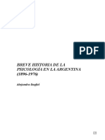 Unidad 3-Dagfal - Breve Historia de La Psicología en Argentina