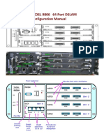 Zte - ZXDSL 9806 64 Port Dslam Configuration Manual: Slot - 1 Power Card