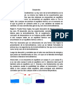 Ensayo de Las Leyes de La Termodinámica