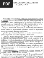 Badiou Qué Es Pensar Filosóficamente La Política