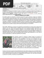 Guía # 12 (2P) Grado 10 La Violencia en Colombia