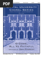 Forrest - O Come All Ye Faithful - SATB I Piano A 4 Mans