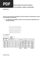 Ejercicio Desviación Media y Estándar