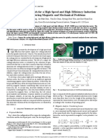 An Analytical Approach For A High Speed and High Efficiency Induction Motor Considering Magnetic and Mechanical Problems