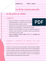 La Enseñanza de Las Ciencias Naturales en Las Primeras Edades