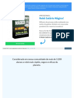 Robô Salário Mágico - Parceiromilionario Robô Salário Mágico Funciona? Veja Se Vale A Pena