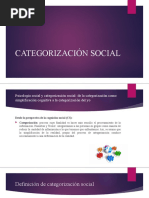 Categorización Social