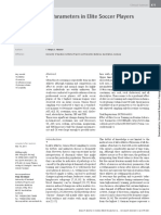 Routine Blood Parameters in Elite Soccer Players: Authors A Liation