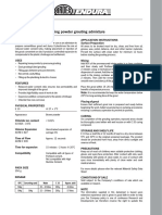 Expanding and Plasticising Powder Grouting Admixture