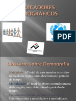 Indicadores Demograficos