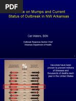 Update On Mumps and Current Status of Outbreak in NW Arkansas