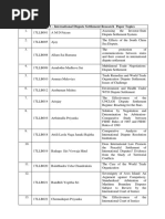 IDS Reesearch Paper Topics