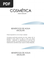 Cosmetica - Agua Micelar