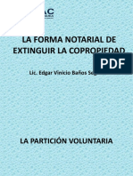 La Forma Notarial de Extinguir La Copropiedad