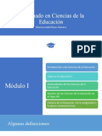 Ciencias de La Educación Módulo I