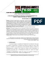 A Política de Guerra Às Drogas e o Encarceramento No Brasil Trabalhadores Do Tráfico