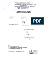 Form Persyaratan Ujian Proposal Artikel Skripsi Word