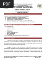 Practica #01 - Espectrofotometria