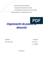 Organización de Puesto de Dirección