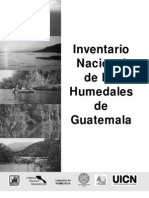 Inventario Nacional de Los Humedales de Guatemala