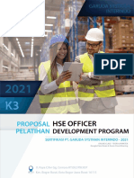 Proposal Pelatihan HSE Officer Development Program - Competency Training PT. Garuda Systrain Interindo