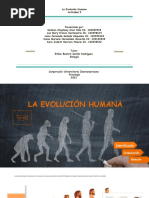 Presentación Evolución Especie Humana