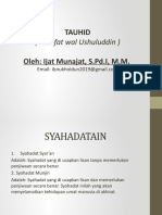 Univ - Primagraha Tauhid Syahadatain Marifat Tasdiq