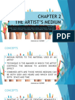 CHAPTER 2 THE ARTIST S MEDIUM 2 PPT 2