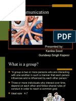 Group Communication: Presented By: Kanika Sood Gundeep Singh Kapoor